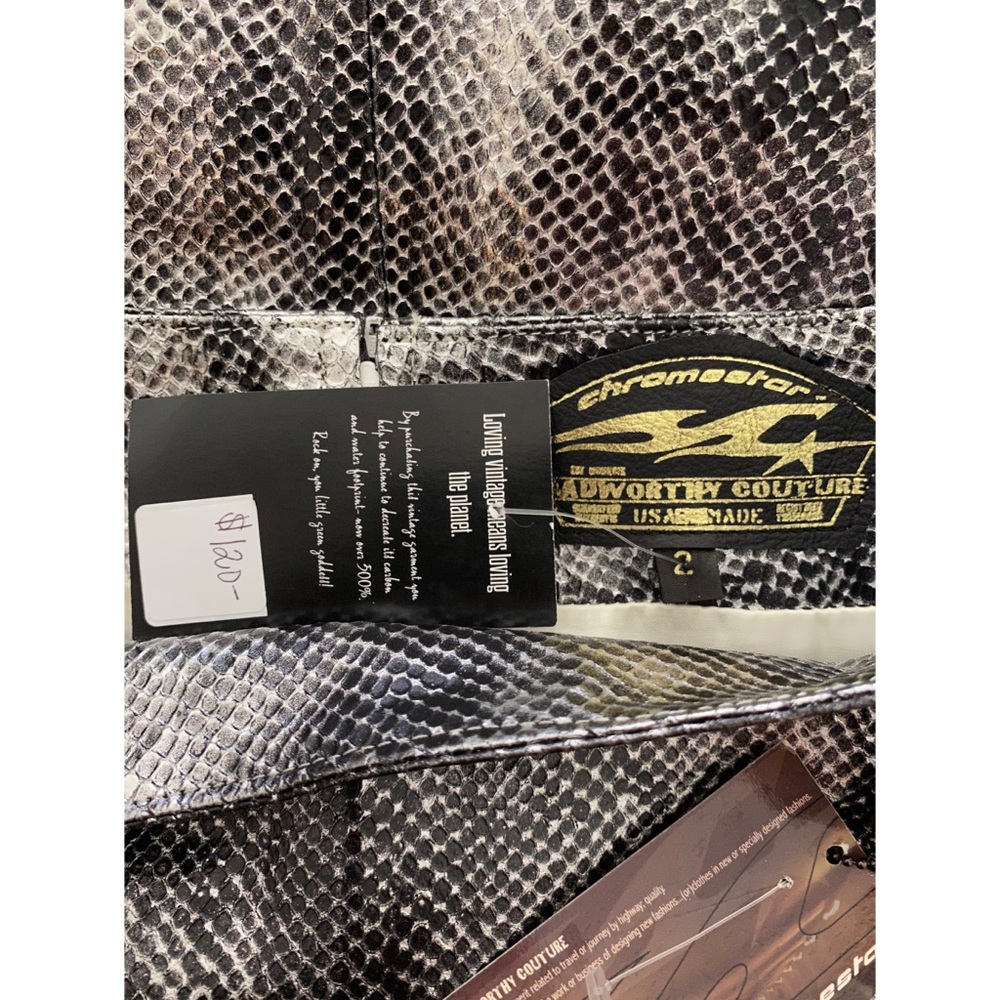 NWT vintage raw edge Chromestar skirt - Picture 7 of 7